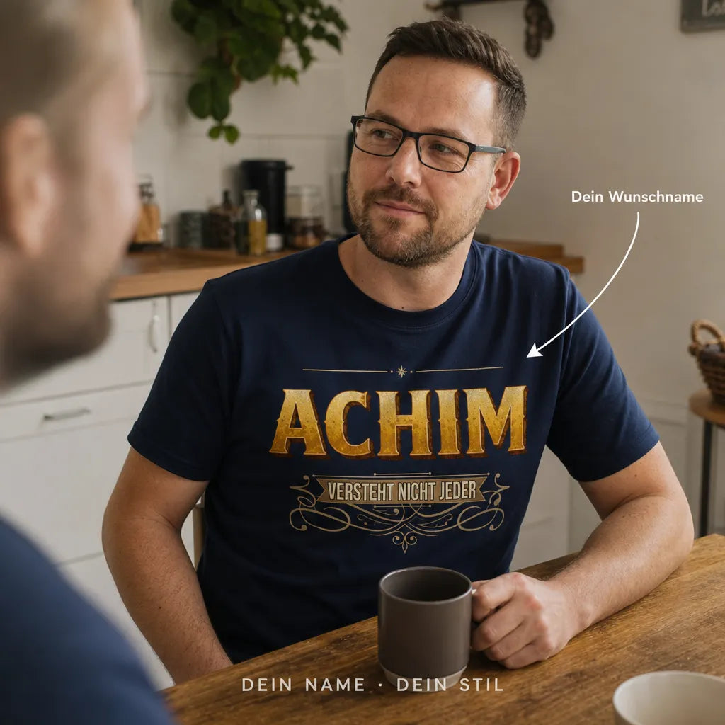 Personalisiertes Name T-Shirt mit Namen - Versteht nicht jeder!