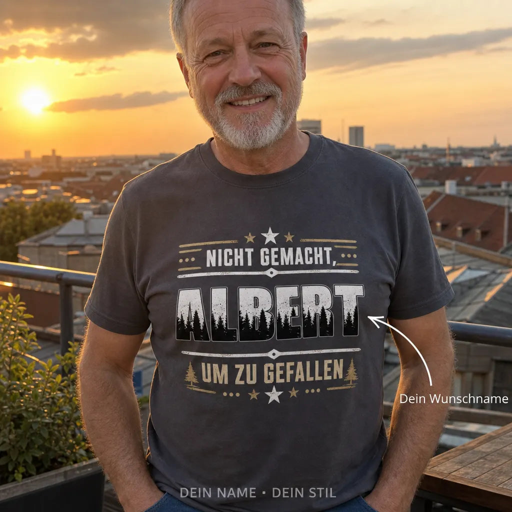 Personalisiertes Natur T-Shirt mit Namen - Echtes Naturkind