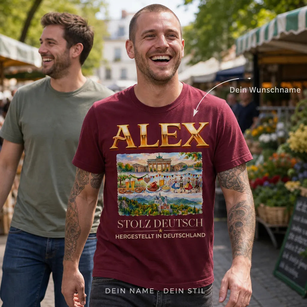Personalisiertes Deutschland T-Shirt mit Namen - Nicht für jeden gemacht