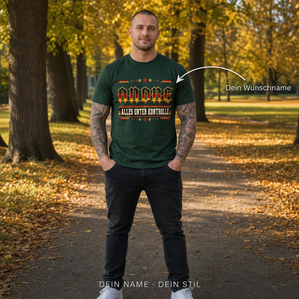 Personalisiertes Original T-Shirt mit Namen - Ich weiß, wer ich bin