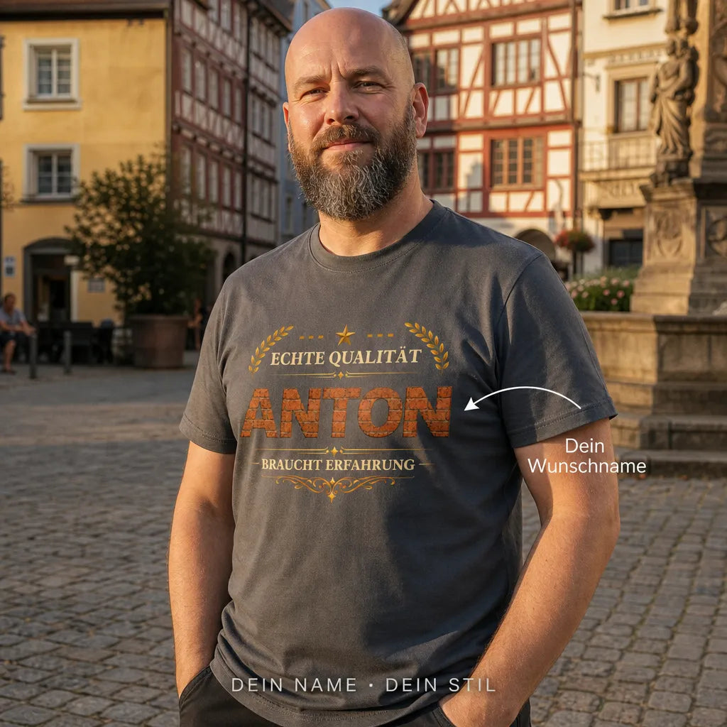 Personalisiertes Legende Deutschland T-Shirt mit Namen - Geboren um legendär zu sein