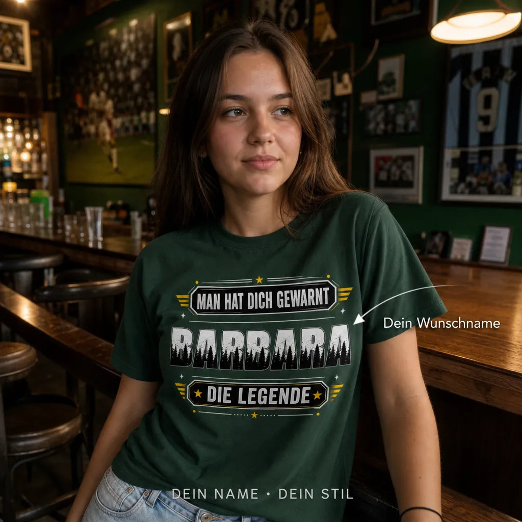 Personalisiertes Fußball T-Shirt mit Namen - Nicht perfekt, nah dran