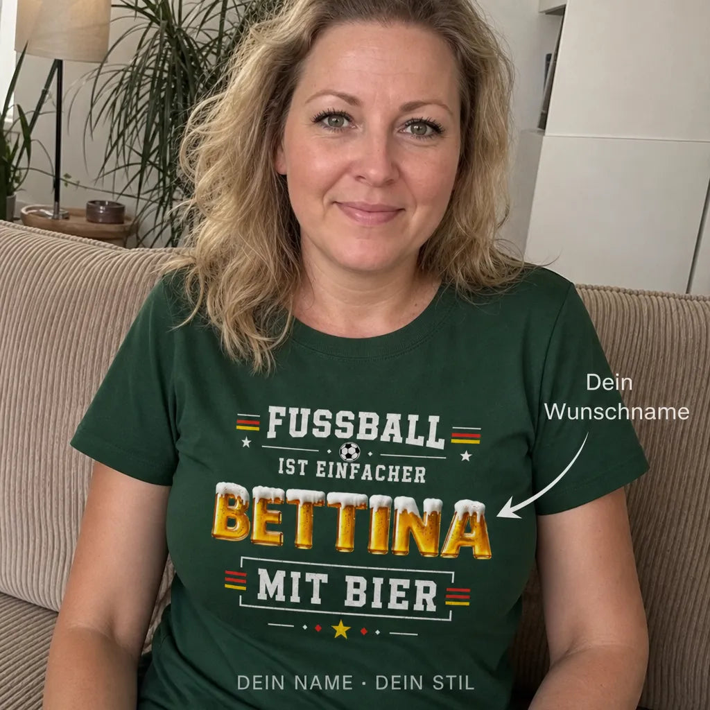 Personalisiertes Bier Legende T-Shirt mit Namen - Eine Legende, ein Original