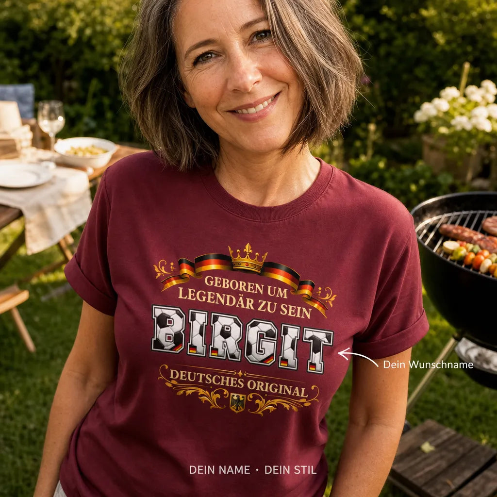 Personalisiertes Fußball T-Shirt mit Namen - Kein Trainer, weiß es besser