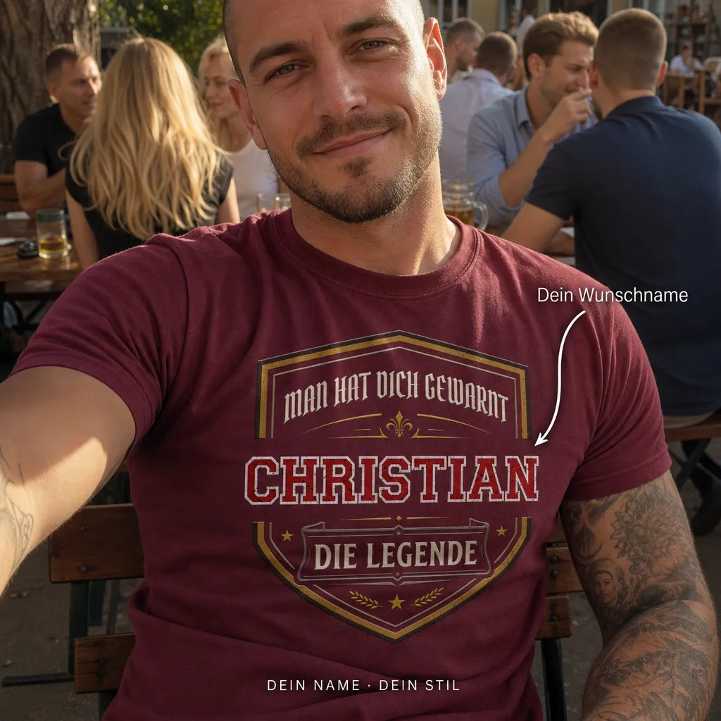 Personalisiertes Spruch T-Shirt mit Namen - Nicht mein Problem