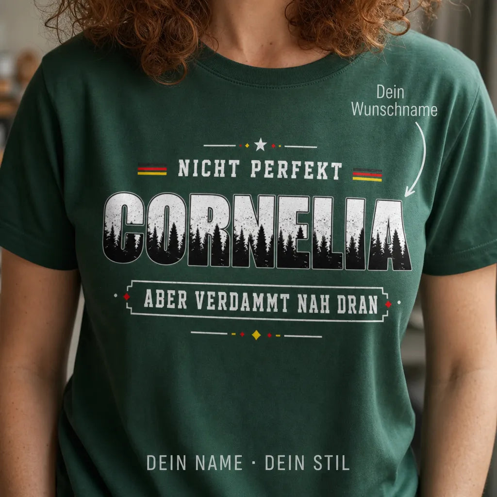 Personalisiertes Fußball T-Shirt mit Namen - Hat Fußball verstanden