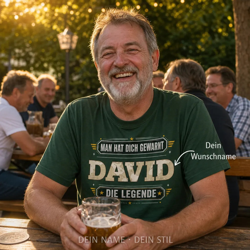 Personalisiertes Deutschland T-Shirt mit Namen - Natürlich habe ich Recht