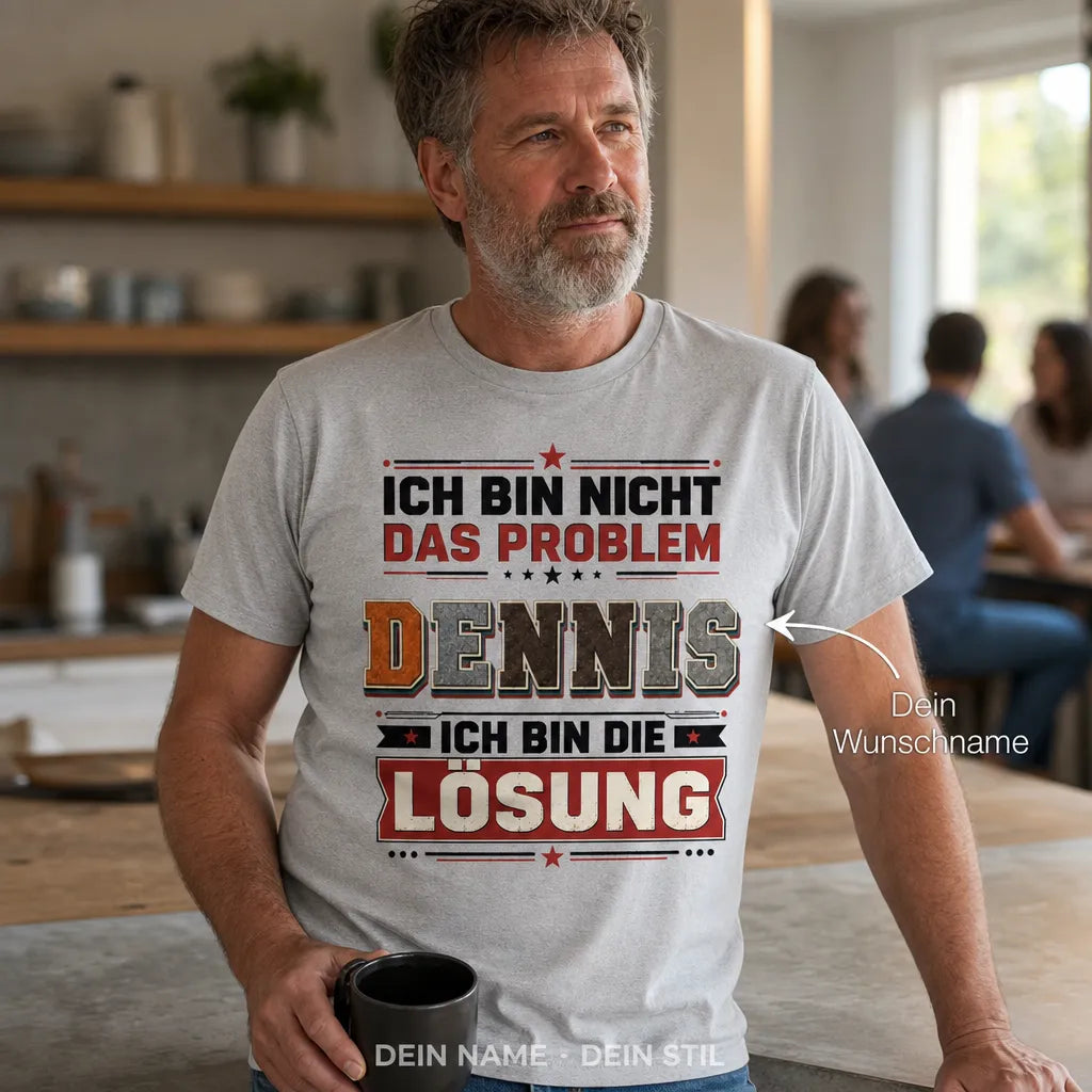 Personalisiertes Legende T-Shirt mit Namen - Ich bin die Legende