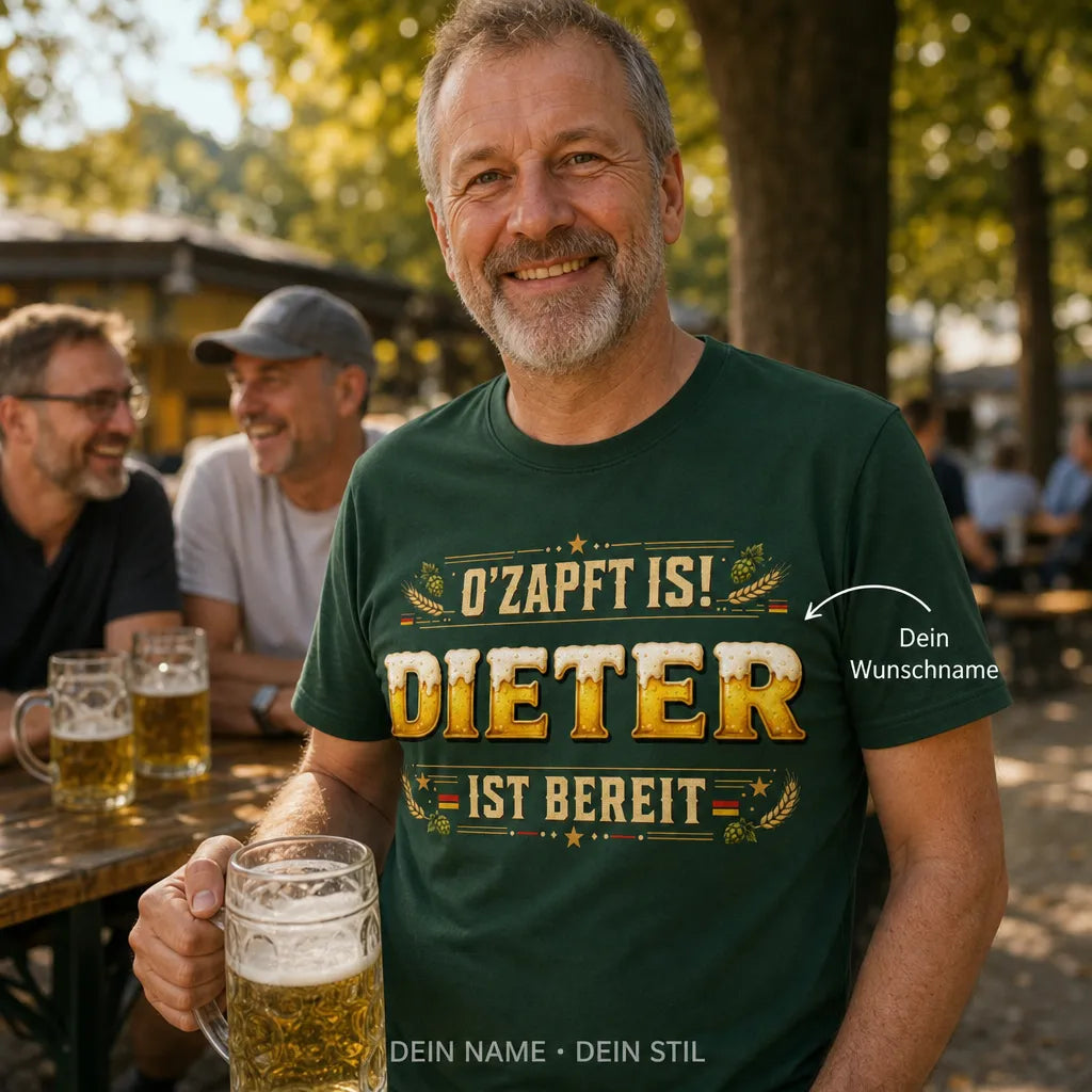 Personalisiertes Spruch T-Shirt mit Namen - Nicht perfekt, aber ich
