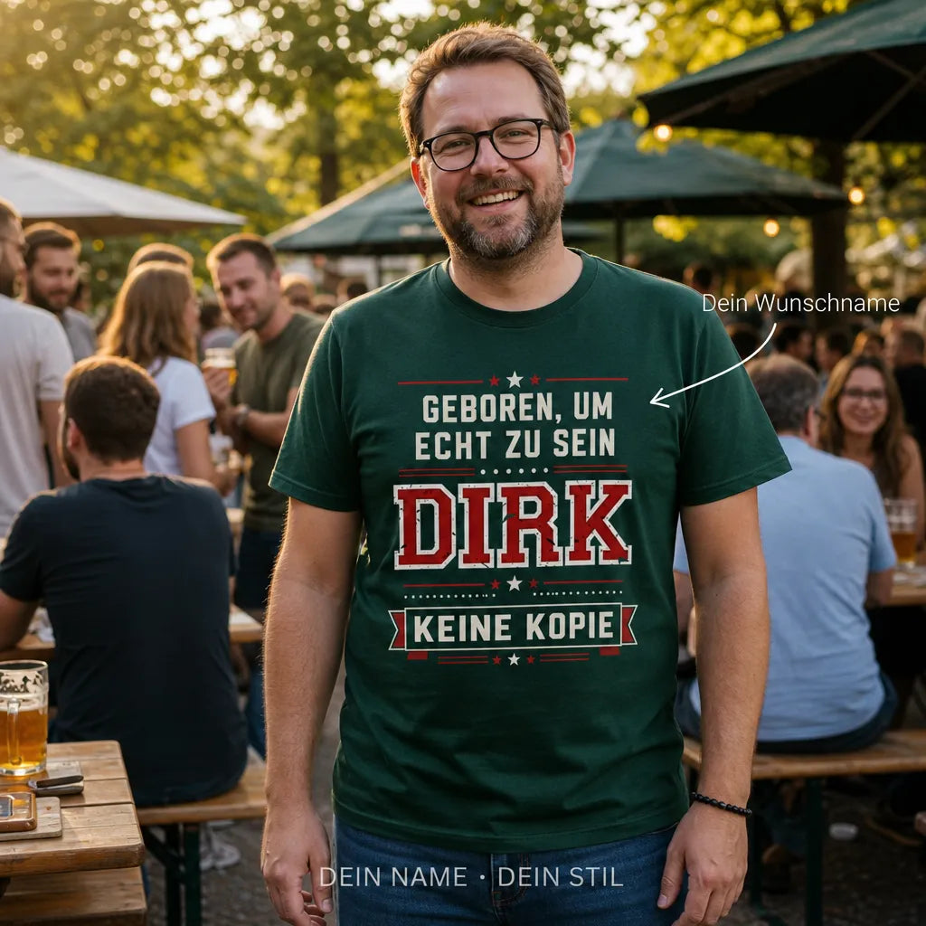 Personalisiertes Deutschland T-Shirt mit Namen - Ich weiß, wer ich bin