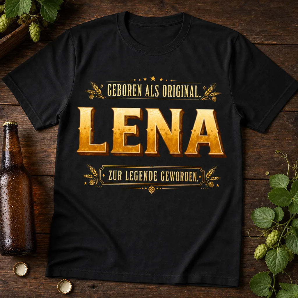 Personalisiertes Legende T-Shirt mit Namen - Geboren als Original
