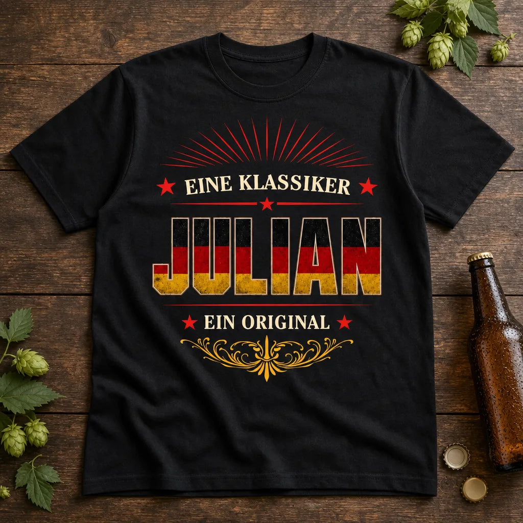 Personalisiertes Klassiker T-Shirt mit Namen - Ein echtes Original seit je