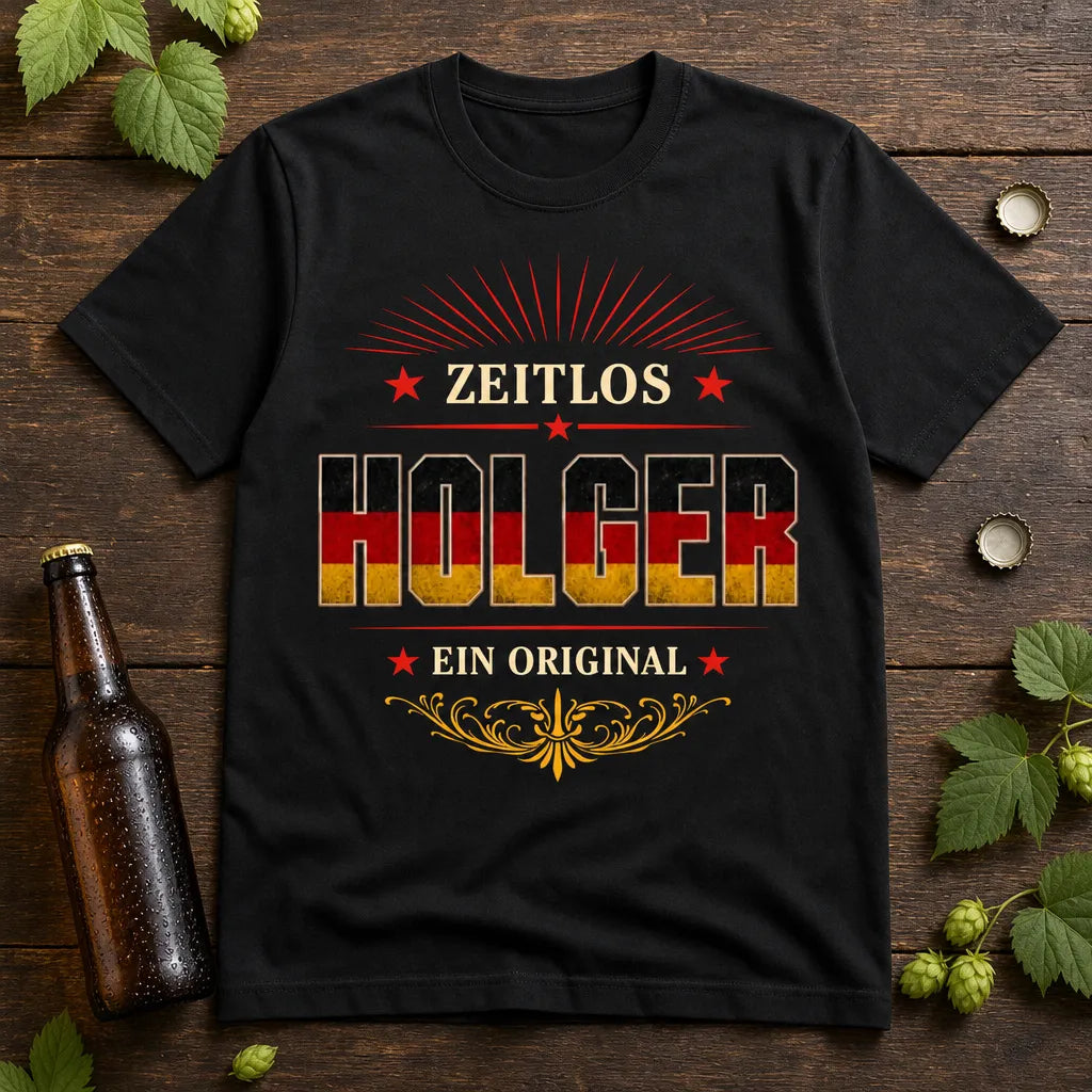 Personalisiertes Original T-Shirt mit Namen - Zeitlos und einzigartig