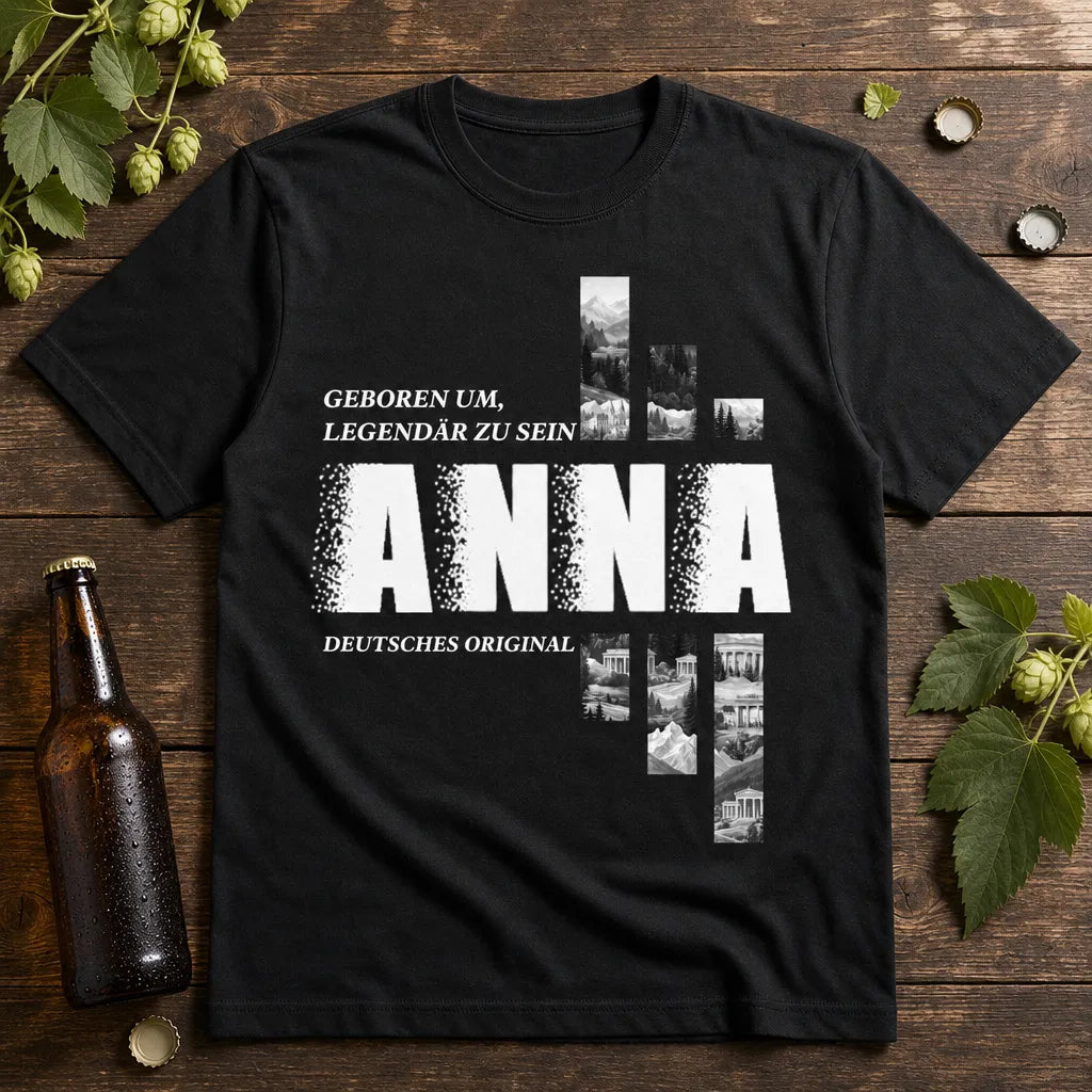 Personalisiertes Bayern T-Shirt mit Namen - Dein Name, deine Heimat