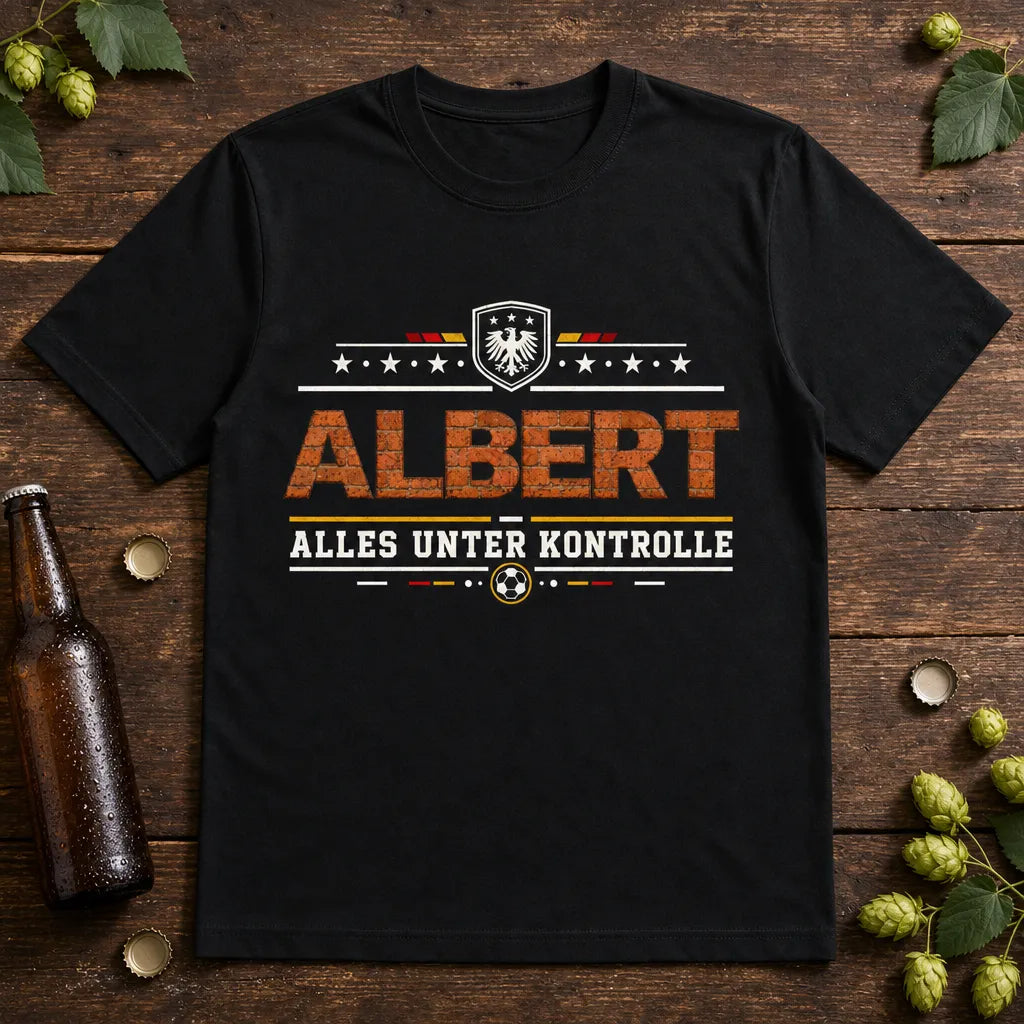 Personalisiertes Fußball Deutschland T-Shirt mit Namen - Alles unter Kontrolle