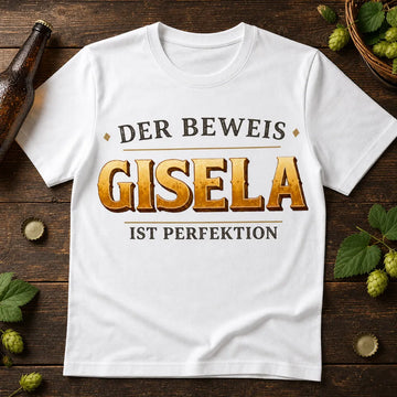 Personalisiertes Namen T-Shirt mit Namen - Bleib ruhig, sie regelt das