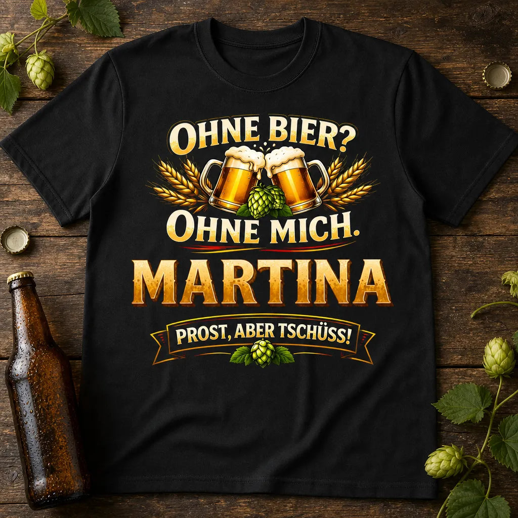 Personalisiertes Spruch T-Shirt mit Namen - Nicht perfekt, aber ich