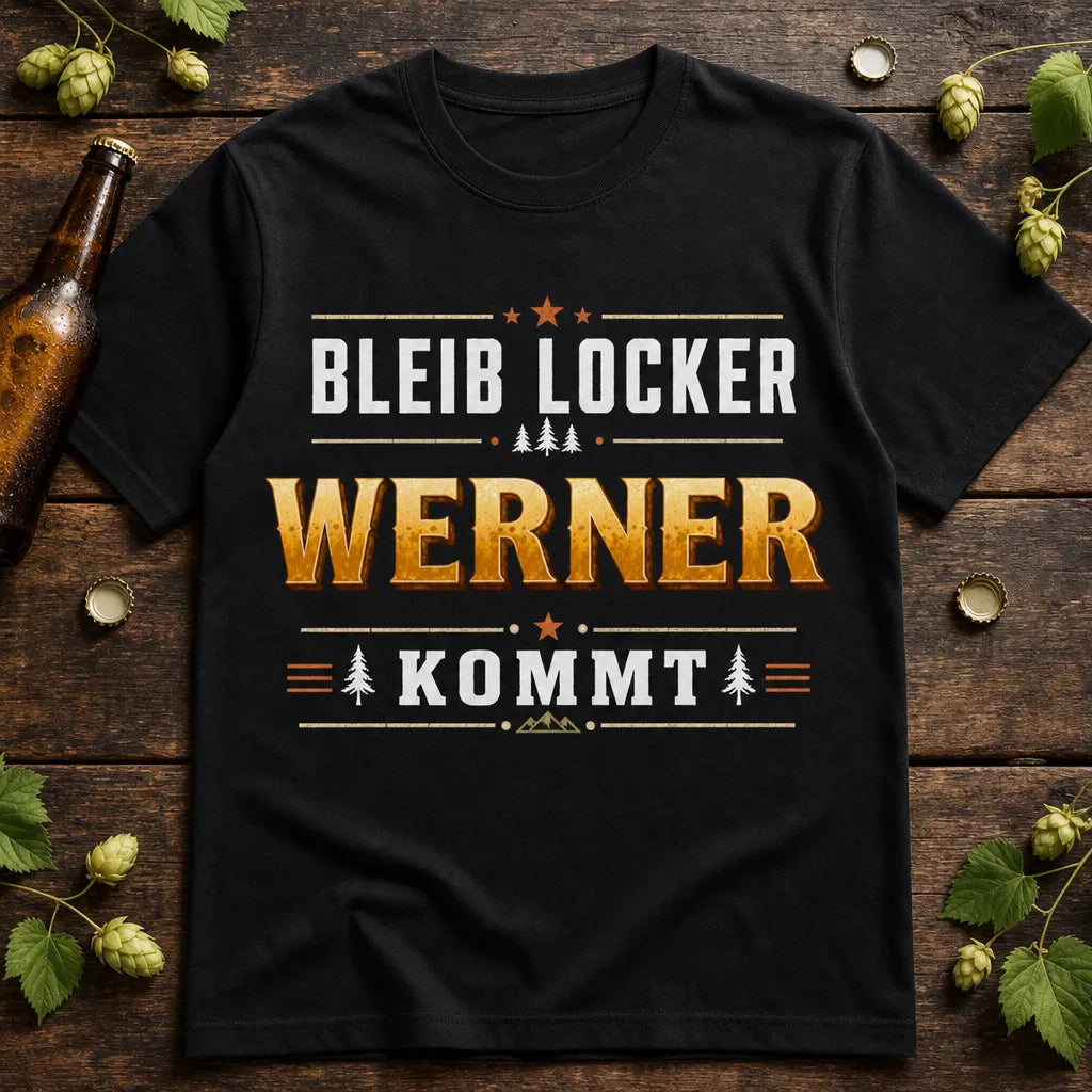 Personalisiertes Outdoor Abenteuer T-Shirt mit Namen - Legende auf jedem Gipfel