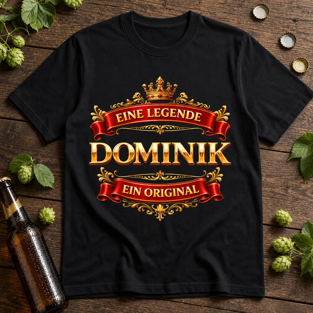 Personalisiertes Legende T-Shirt mit Namen - Eine Legende, ein Original