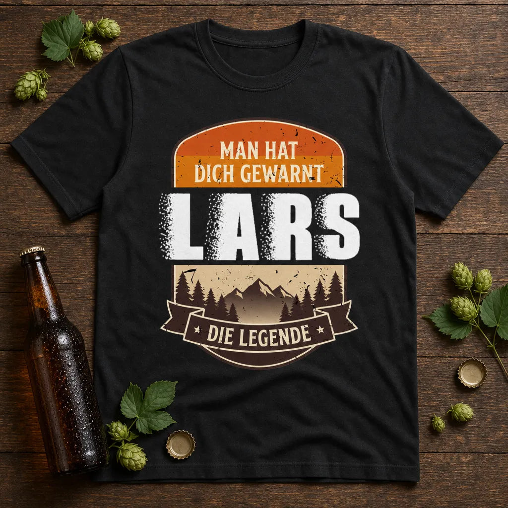 Personalisiertes Legende T-Shirt mit Namen - Man hat dich gewarnt