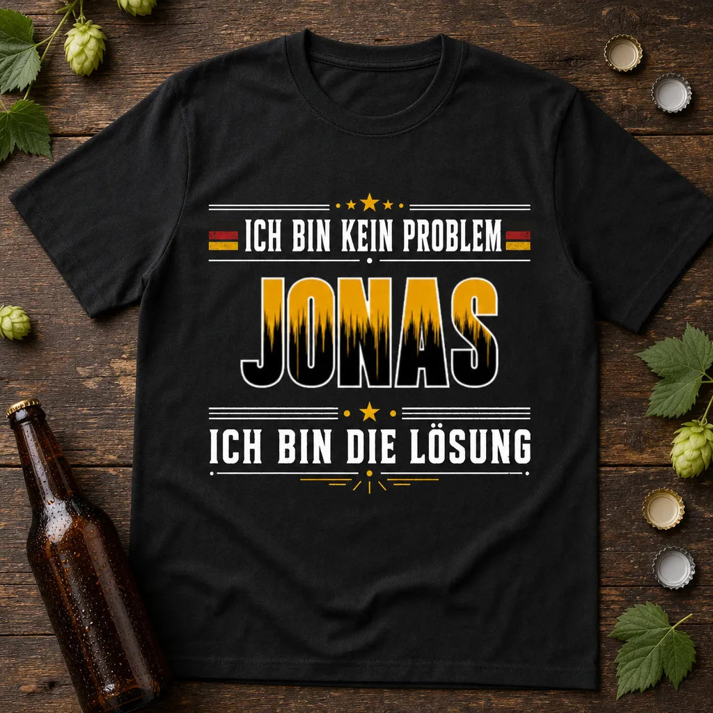 Personalisiertes Deutschland T-Shirt mit Namen - Stolz, deutsch und einzigartig