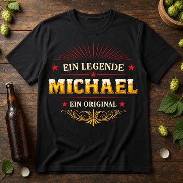 Personalisiertes Legende T-Shirt mit Namen - Eine Legende, ein Original
