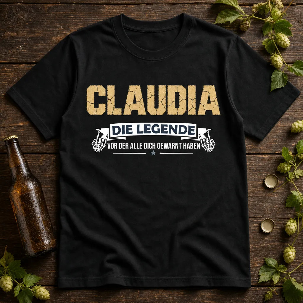 Personalisiertes Legende T-Shirt mit Namen - Die Legende rockt immer