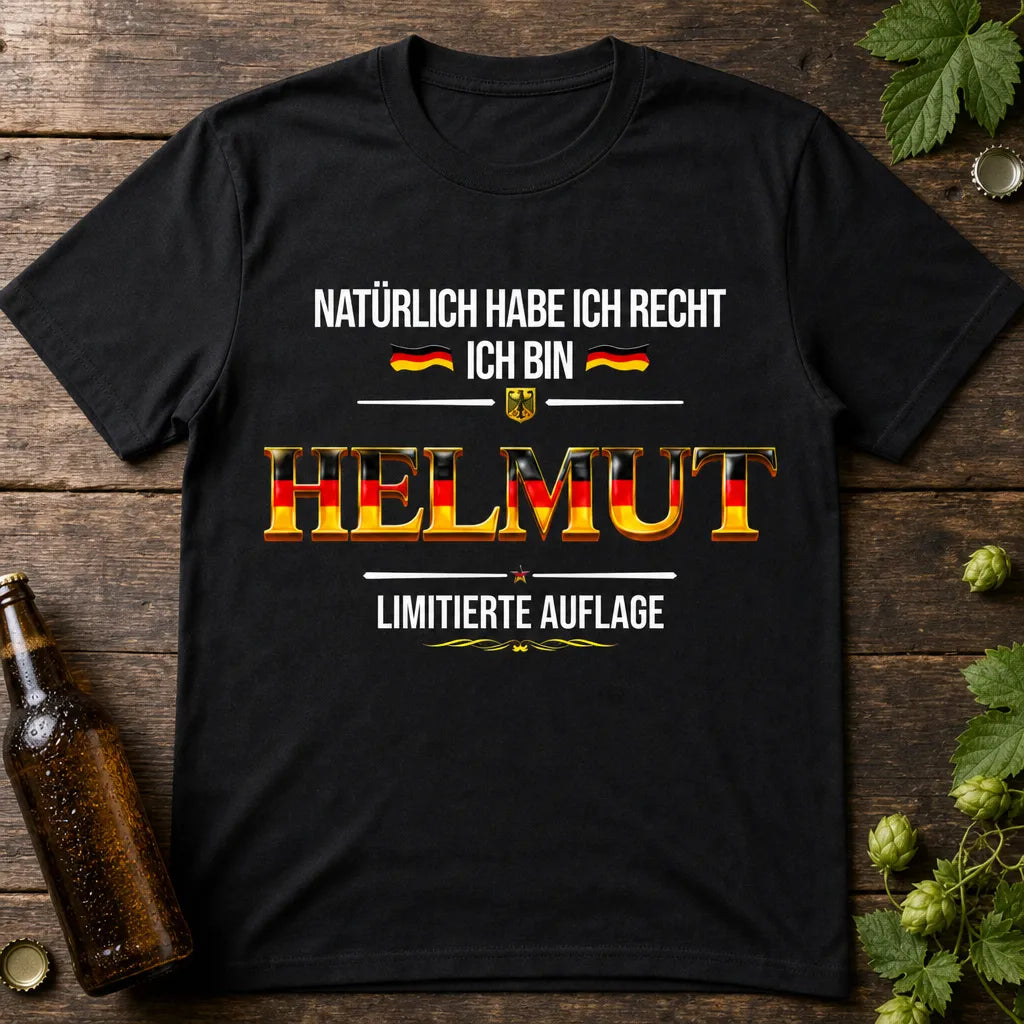 Personalisiertes Deutschland T-Shirt mit Namen - Stolz und unvergleichlich