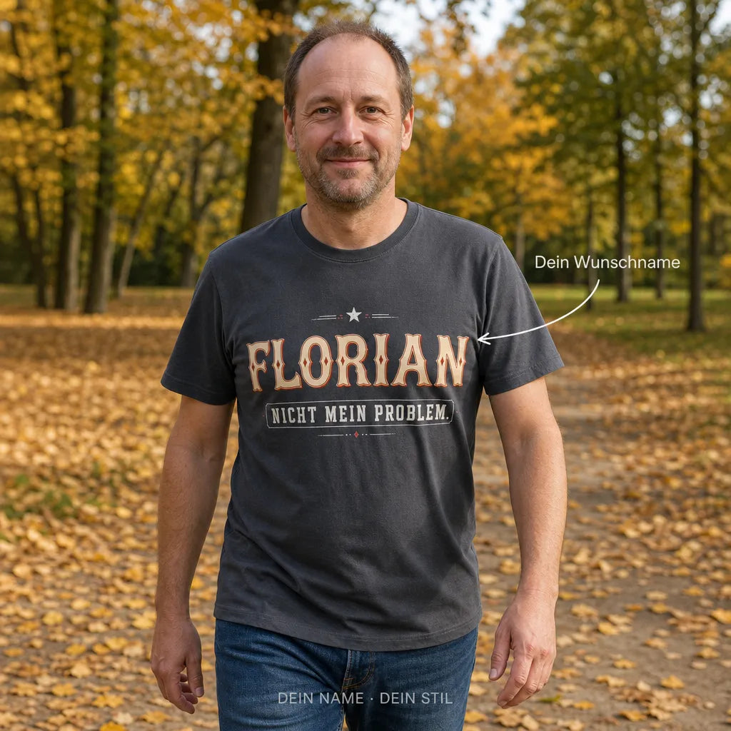 Personalisiertes Legende T-Shirt mit Namen - Geboren als Original