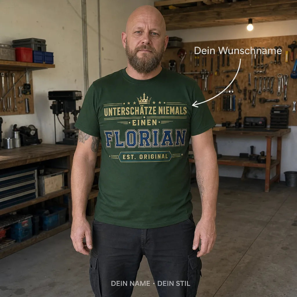 Personalisiertes Spruch T-Shirt mit Namen - Ich weiß es nur besser