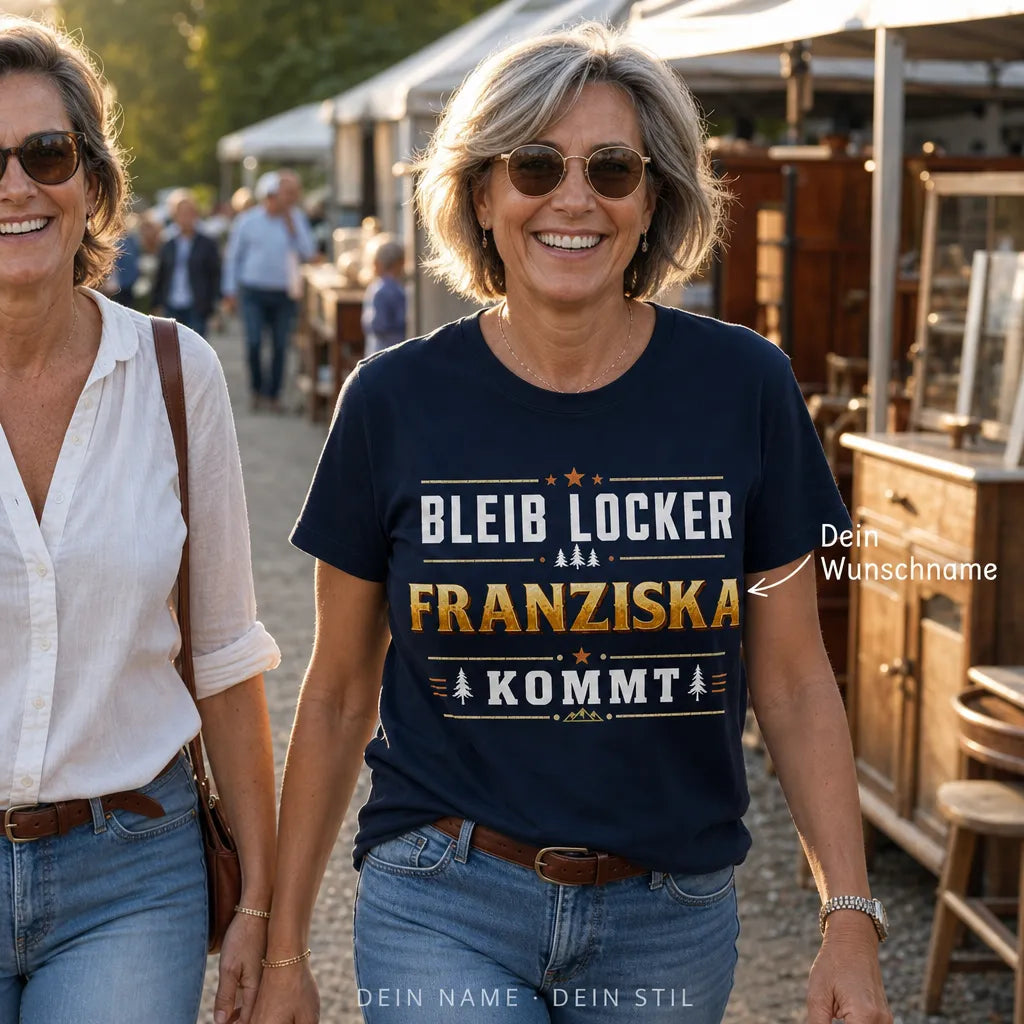Personalisiertes Outdoor Abenteuer T-Shirt mit Namen - Legende auf jedem Gipfel
