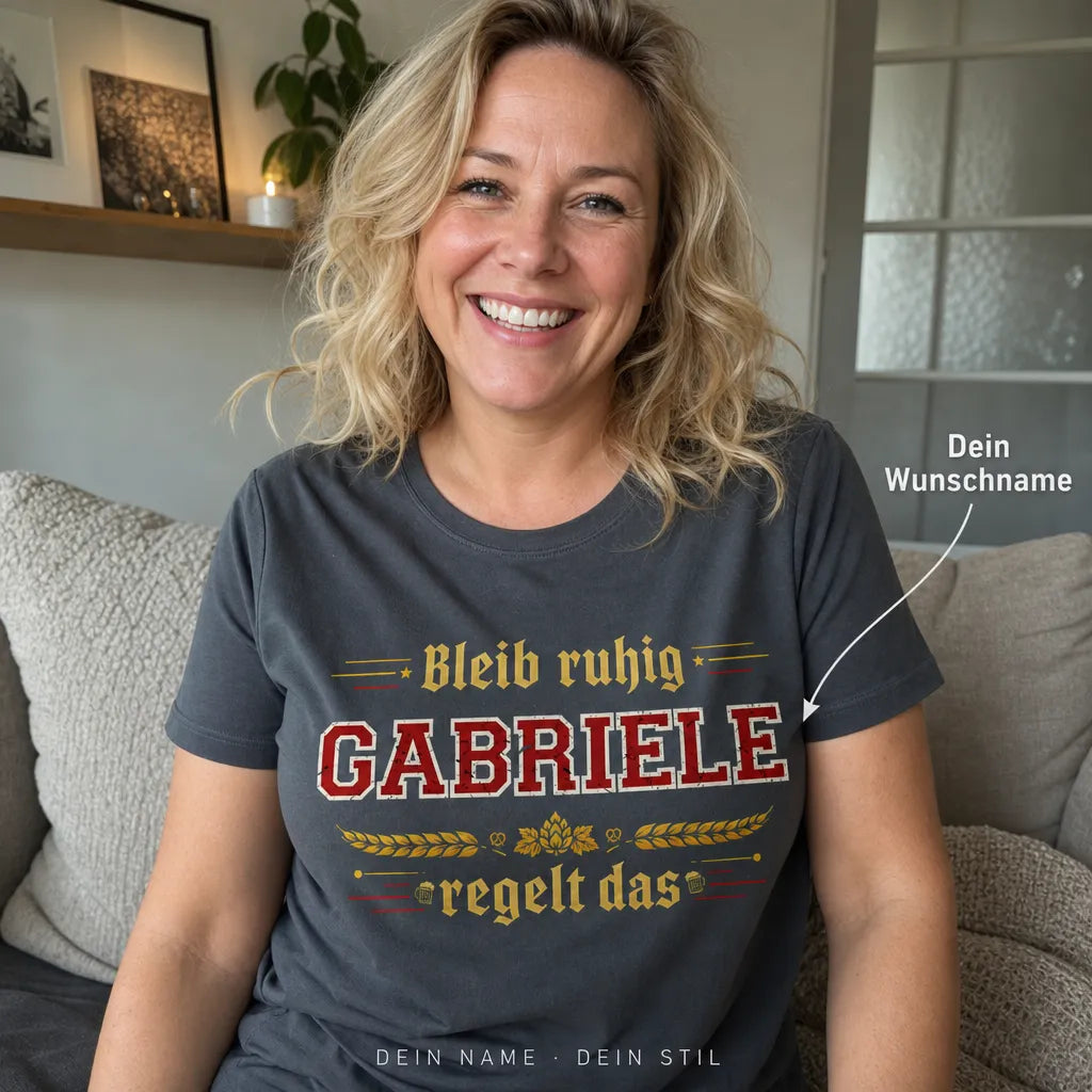 Personalisiertes Original T-Shirt mit Namen - Geboren echt, keine Kopie