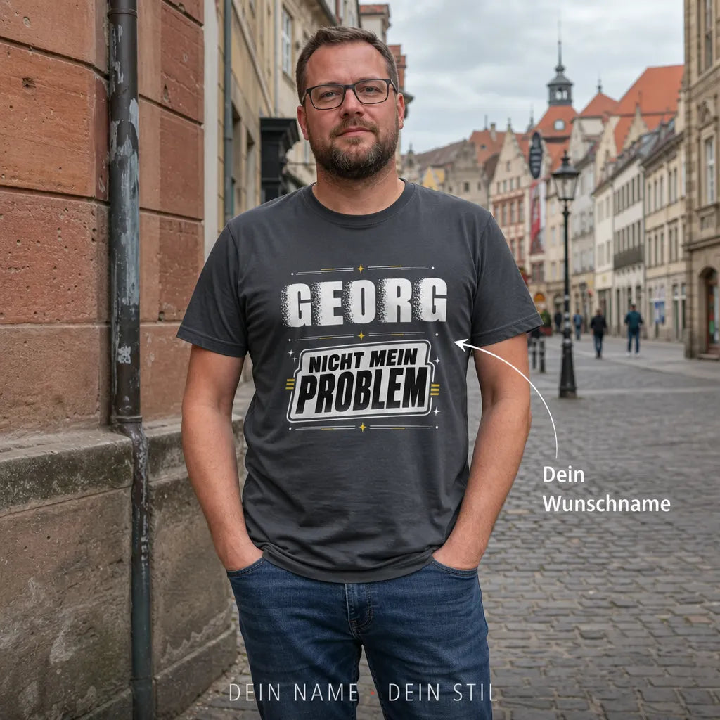 Personalisiertes Fußball T-Shirt mit Namen - Nicht perfekt, nah dran