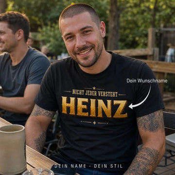 Personalisiertes Spruch T-Shirt mit Namen - Nicht jeder versteht mich