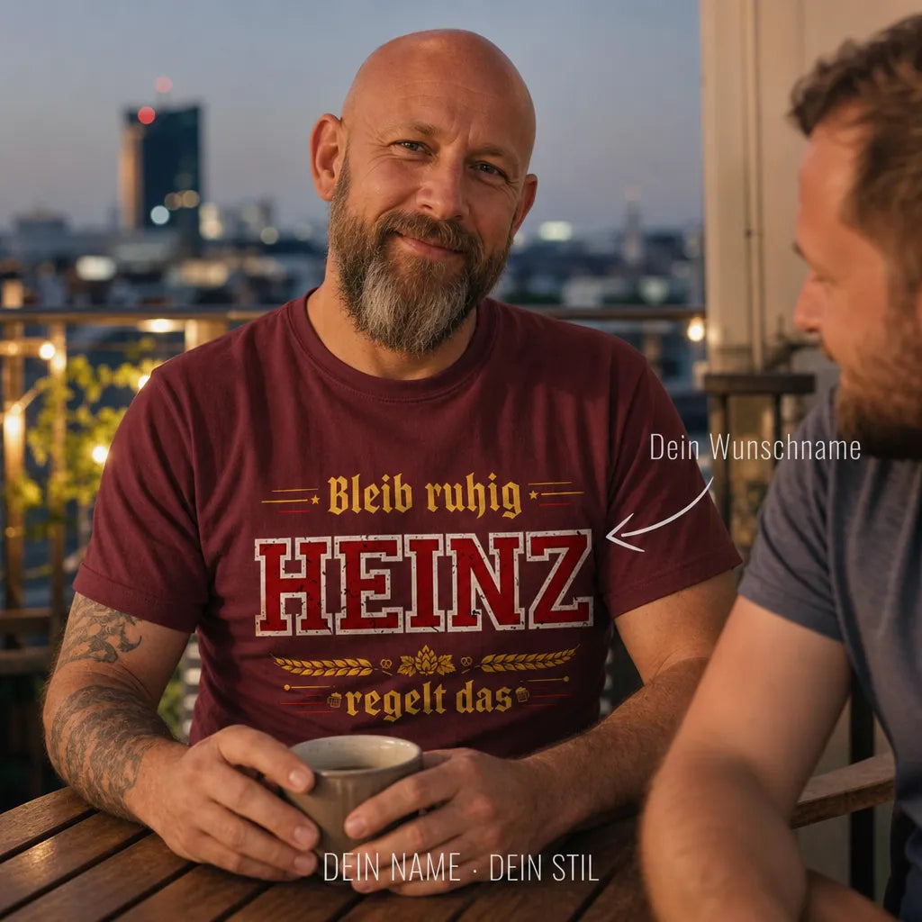 Personalisiertes Original T-Shirt mit Namen - Geboren echt, keine Kopie