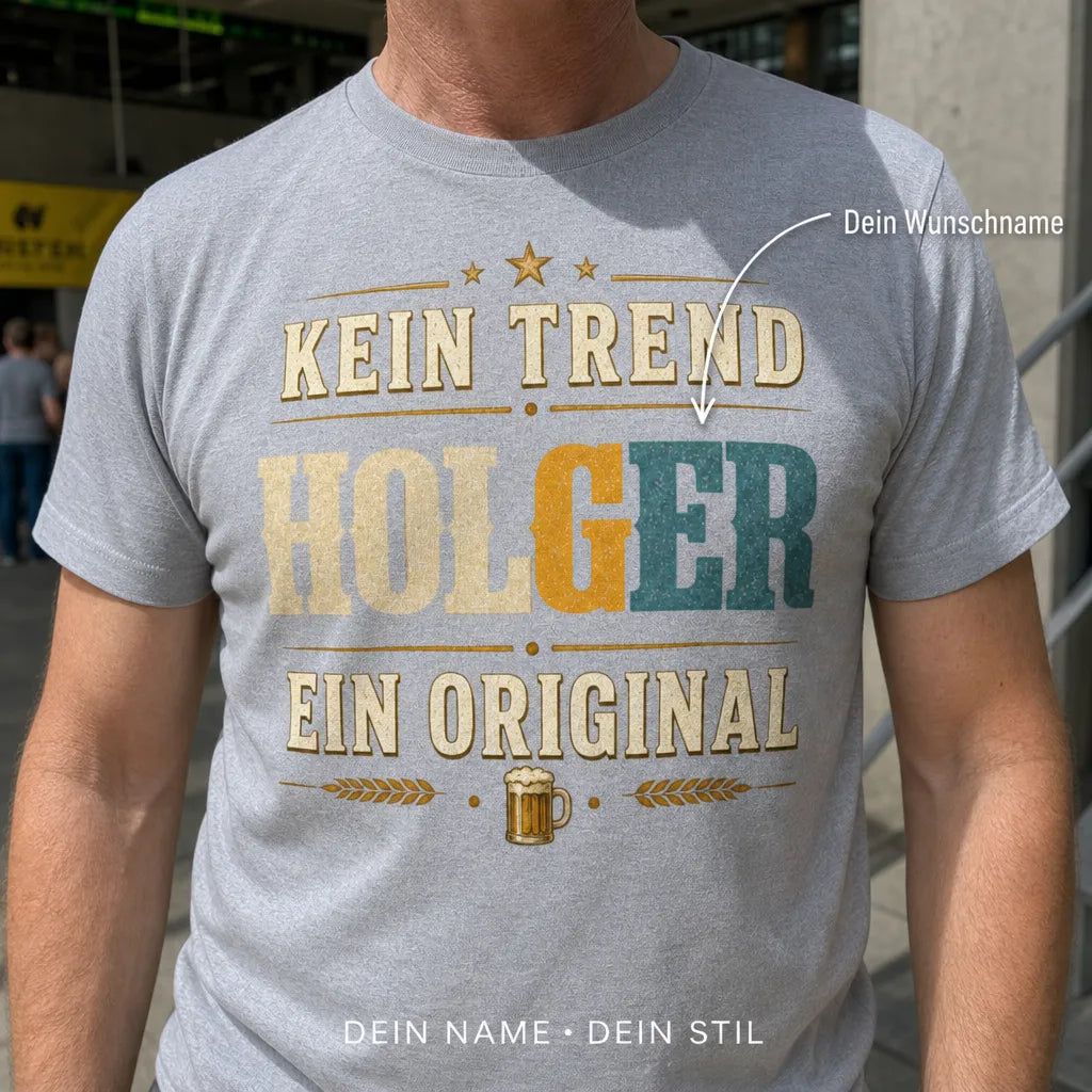 Personalisiertes Fußball Deutschland T-Shirt mit Namen - Seit Jahren die Legende