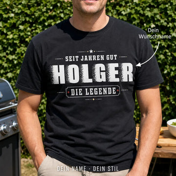 Personalisiertes Legende T-Shirt mit Namen - Seit Jahren einfach gut
