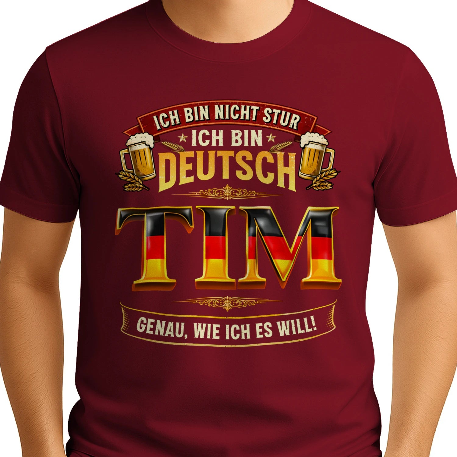 Test Personalisiertes T-Shirt mit Namen