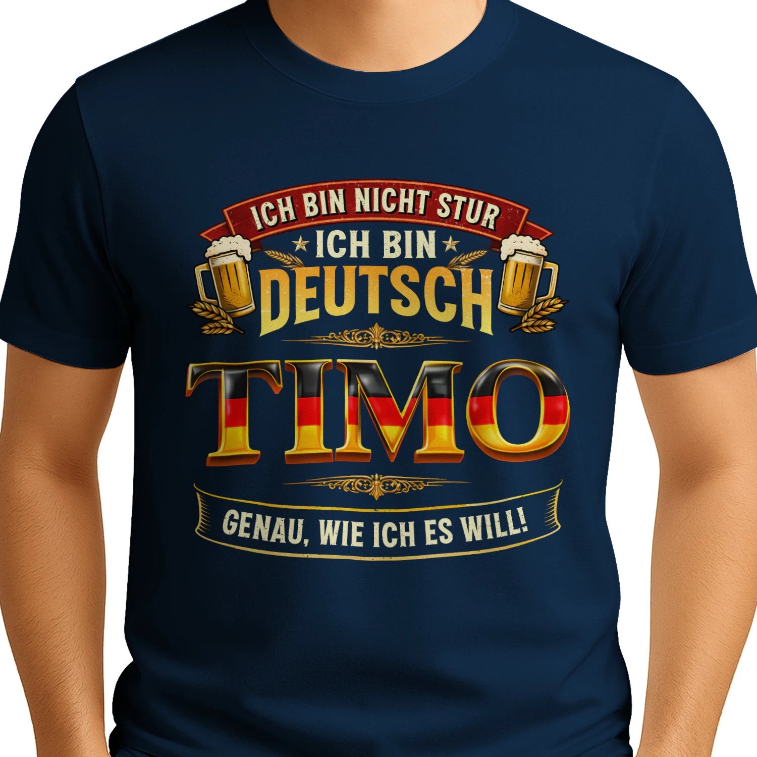 Test Personalisiertes T-Shirt mit Namen