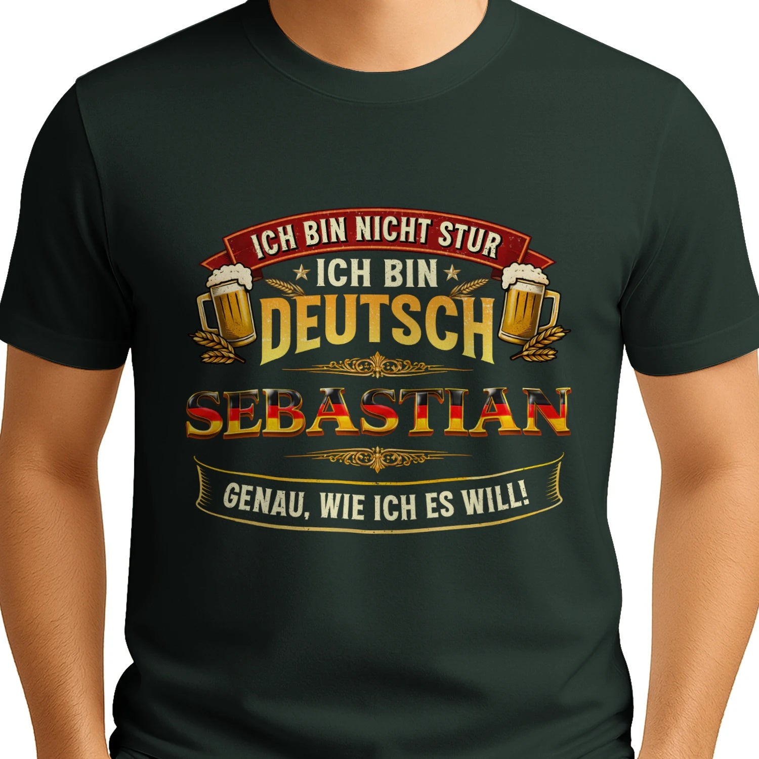 Test Personalisiertes T-Shirt mit Namen