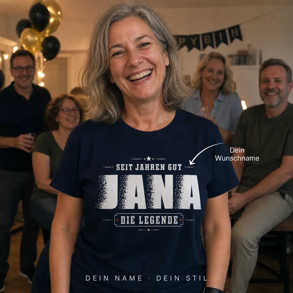 Personalisiertes Legende T-Shirt mit Namen - Seit Jahren einfach gut