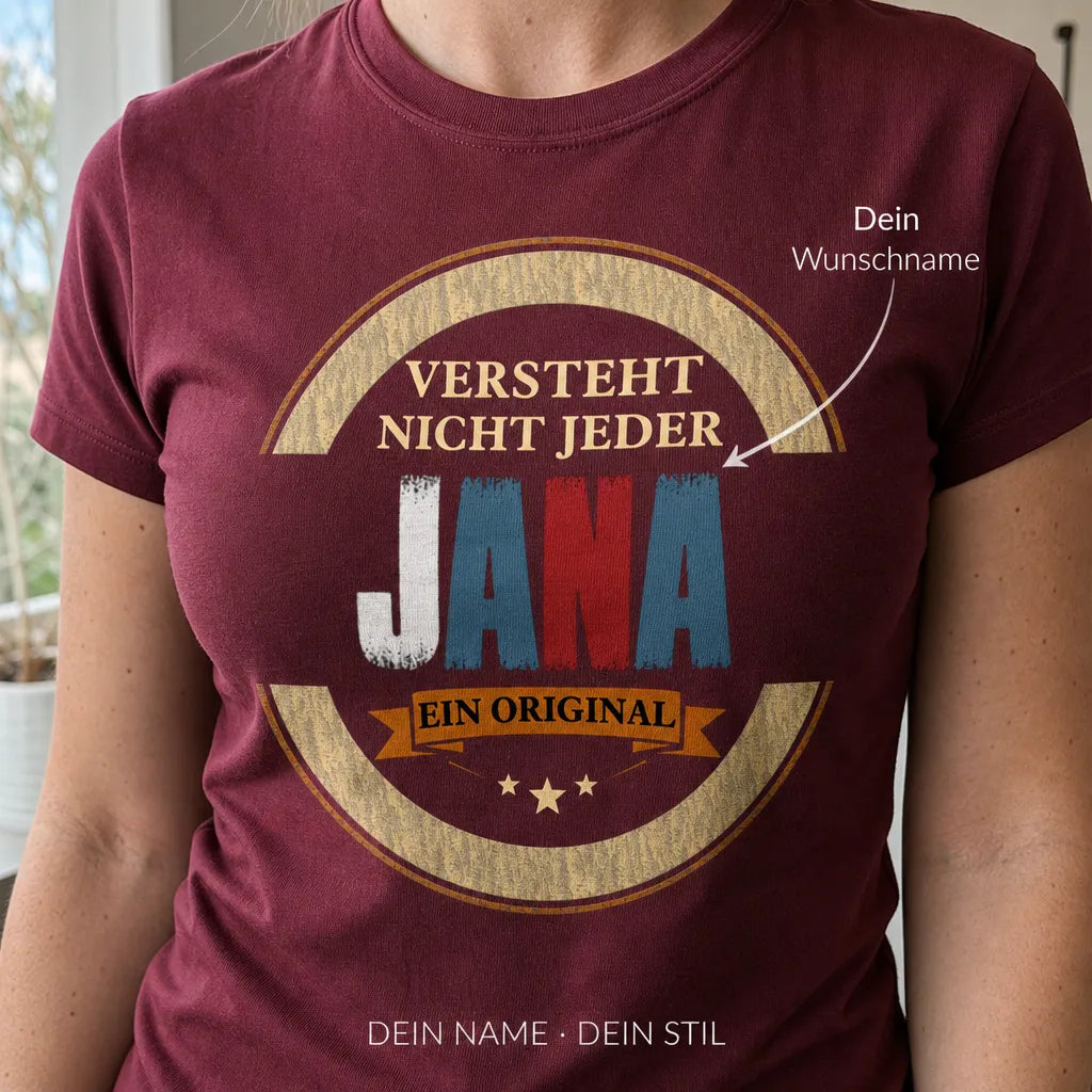 Personalisiertes Deutschland T-Shirt mit Namen - Glaub mir, ich weiß wie