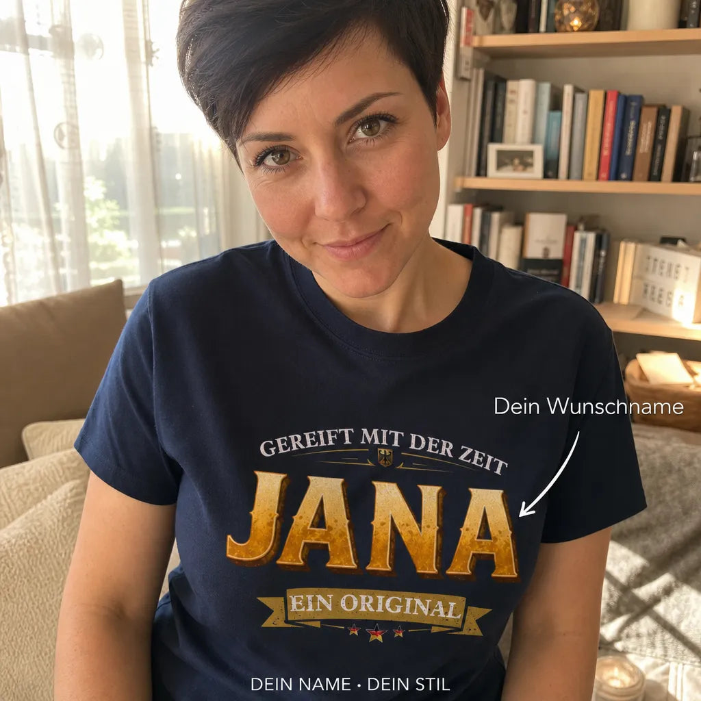 Personalisiertes Original T-Shirt mit Namen - Ein echtes deutsches Original