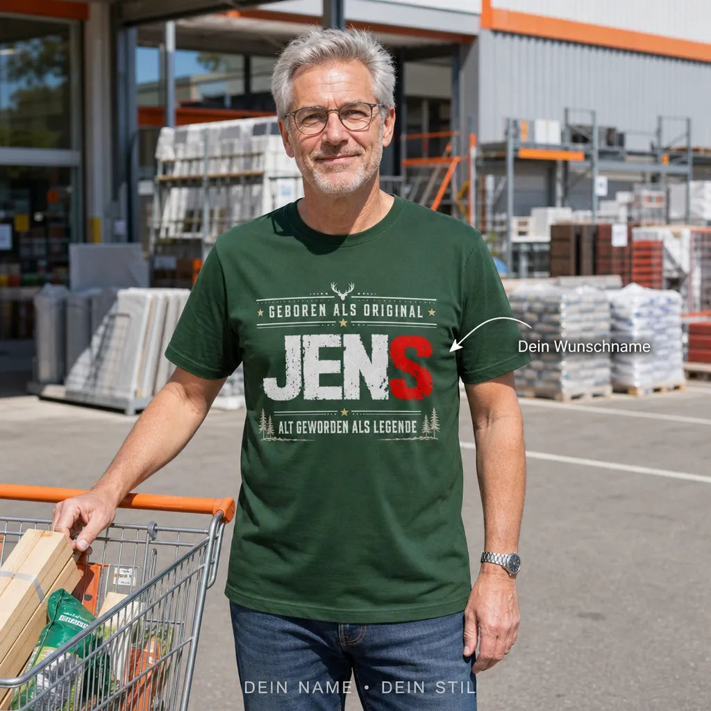 Personalisiertes Humor T-Shirt mit Namen - Alles unter Kontrolle, klar!