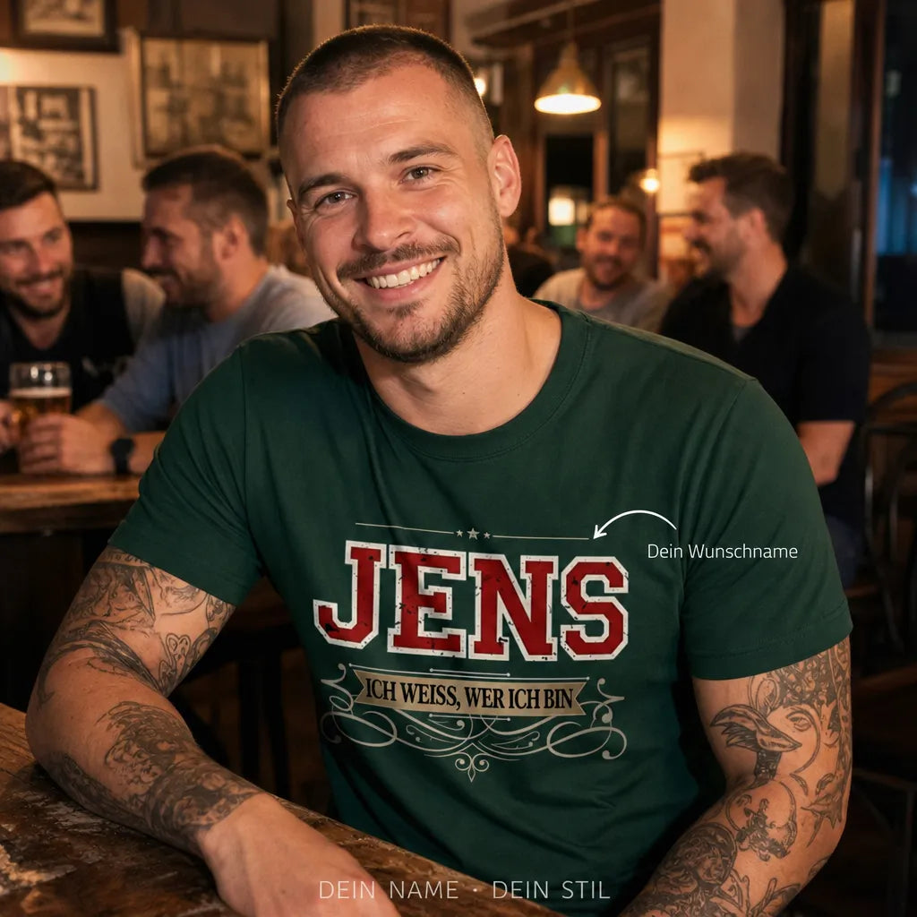 Personalisiertes Humor T-Shirt mit Namen - Verdammt nah dran!