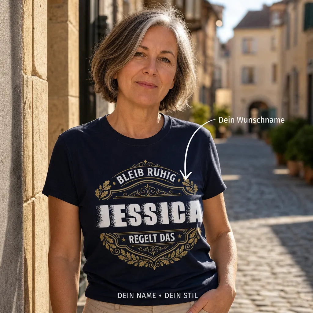 Personalisiertes Natur T-Shirt mit Namen - Echtes Naturkind