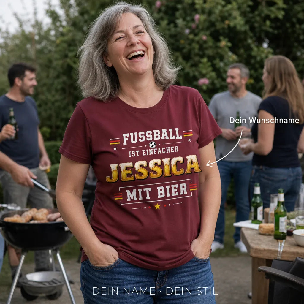 Personalisiertes Bier Geburtstag T-Shirt mit Namen - Nicht neu, nur besser