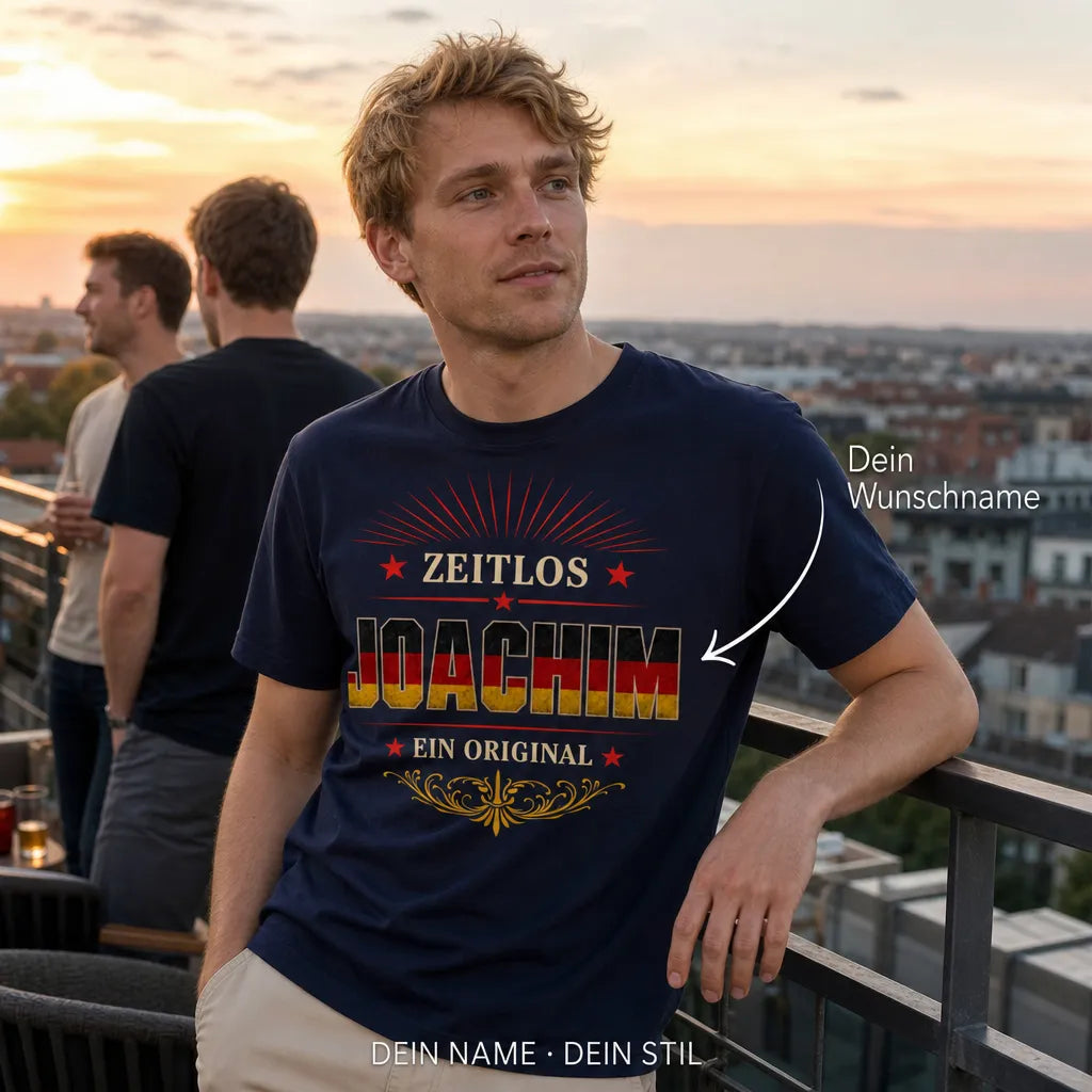 Personalisiertes Original T-Shirt mit Namen - Zeitlos und einzigartig
