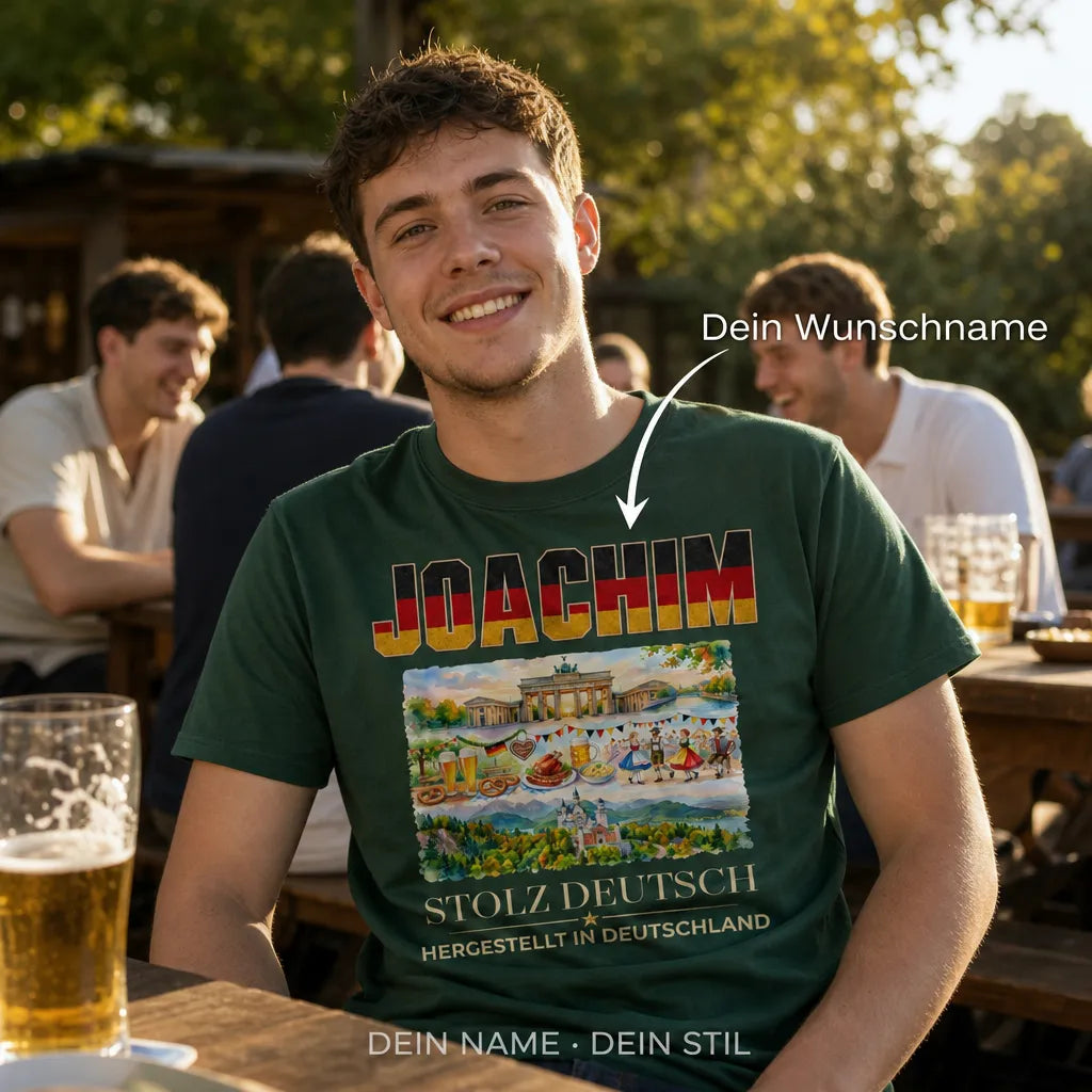Personalisiertes Deutschland Legende T-Shirt mit Namen - Die Legende. Das Original.