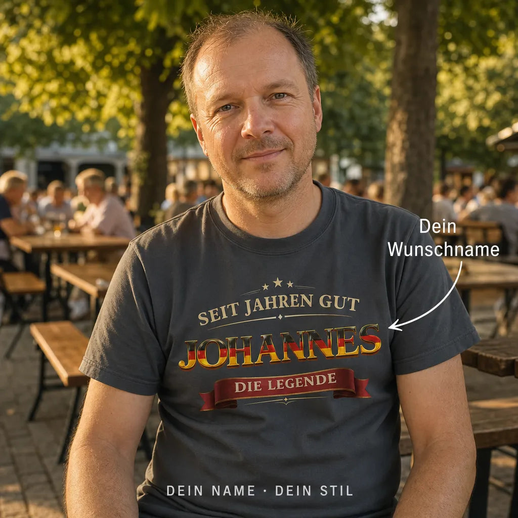 Personalisiertes Chefin T-Shirt mit Namen - Bleib ruhig, sie regelt das